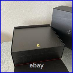 Official Ferrari 488 Spider Carbon Fiber & Wood Cigar Box Humidor Never Used