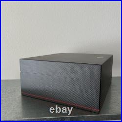 Official Ferrari 488 Spider Carbon Fiber & Wood Cigar Box Humidor Never Used
