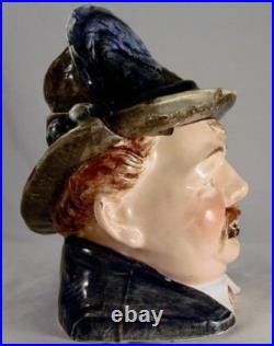 Old Pottery Figural Tobacco Jar Colorful Man Cigar Hat Old Pottery Figural Tobacco Jar Colorful Man Cigar Hat