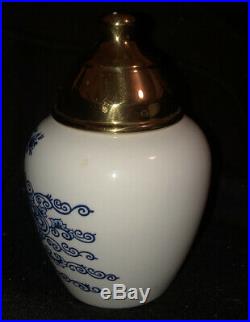 Original Delft Royal Goedewaagen Virginia Small Tobacco Jar Blue Floral