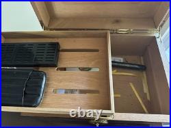 Ornate Cherry Wood Humidor