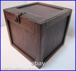 PUBLIC COAL Co PHILA Pa Old Advertising CIGAR HUMIDOR Wooden Box CELOTEX