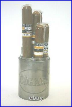 Pairpoint Cigar Humidor 1921 Match Safe Champagne Bottle Quadruple Silver Plate