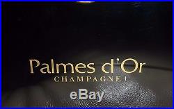 Palmes d'Or Champagne Luxury Black Lacquered Wooden Cigar Cellar Humidor