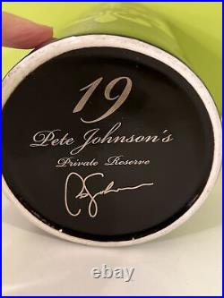 Pete Johnson Tatuaje 19 Black Ceramic Cigar Humidor Signed Tattoo Canister, 8