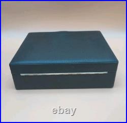 Pheasant Green Leather Humidor Made in Spain By R. D. Gomez