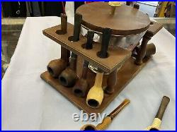 Pipe stand humidor as shown 10 Pipes Stand Humidor Estate Sale Find(read)