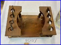 Pipe stand humidor as shown 10 Pipes Stand Humidor Estate Sale Find(read)