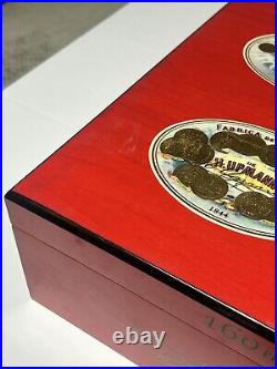 Pre Owned Limited Edition H. Upmann 160th Anniversary Humidor 16 Pieces 127/160