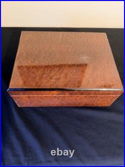 Prometheus Cigar Humidor Burl Wood High Gloss Finish