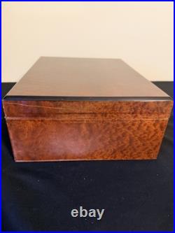 Prometheus Cigar Humidor Burl Wood High Gloss Finish