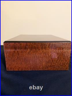 Prometheus Cigar Humidor Burl Wood High Gloss Finish