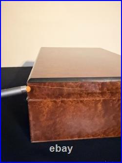 Prometheus Cigar Humidor Burl Wood High Gloss Finish