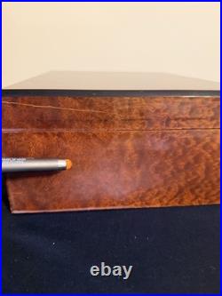 Prometheus Cigar Humidor Burl Wood High Gloss Finish
