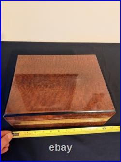 Prometheus Cigar Humidor Burl Wood High Gloss Finish
