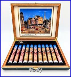 Prometheus Montecristo Humidor Michel Delacroix Emerald Green Lacquer Cigar Box