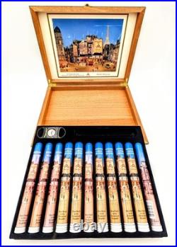 Prometheus Montecristo Humidor Michel Delacroix Emerald Green Lacquer Cigar Box