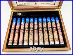 Prometheus Montecristo Humidor Michel Delacroix Emerald Green Lacquer Cigar Box