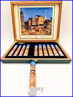 Prometheus Montecristo Humidor Michel Delacroix Emerald Green Lacquer Cigar Box