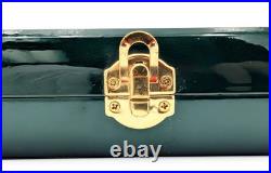 Prometheus Montecristo Humidor Michel Delacroix Emerald Green Lacquer Cigar Box