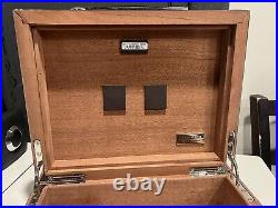 Prometheus Octagon Series Walnut Humidor 50 Cigar Capacity