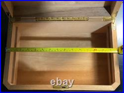 Quality Importers Desktop High Gloss Walnut Cigar Humidor, The Cambria withcutter Quality Importers Desktop High Gloss Walnut Cigar Humidor, The Cambria withcutter