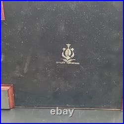 Quality Importers Large Cigar Humidor With Wood Inlay Design And Key