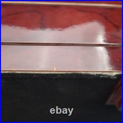 Quality Importers Large Cigar Humidor With Wood Inlay Design And Key