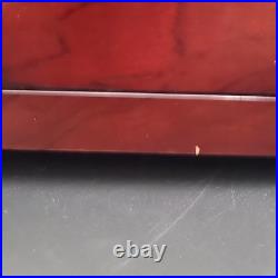 Quality Importers Large Cigar Humidor With Wood Inlay Design And Key