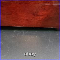 Quality Importers Large Cigar Humidor With Wood Inlay Design And Key