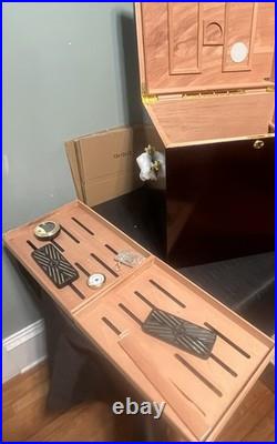 Quality Importers Medici Desktop Humidor 400-500 Cigars