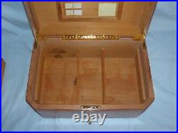 Quality Importers Premier Wooden Humidor with Key