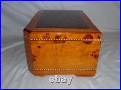 Quality Importers Premier Wooden Humidor with Key