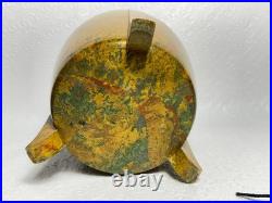 RARE Antique Art Deco Ebena Bakelite Copal Tobacco Jar Humidor Hard To Find