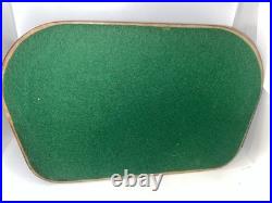 RARE Double Tobacco Humidor w 7 Pipe Stand Horse World Map Equestrian