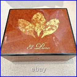 RARE! Elie Bleu Paris El Puro Amboyna Burl 100 Cigars Humidor (Orig. EUR 4254)