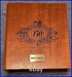 RARE PARTAGAS 150 DON RAMON Signature Series Cigar Box Book HUMIDOR #851/1000