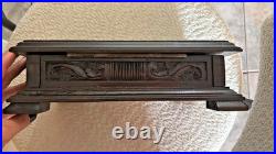 RAREST VINTAGE CIGAR HUMIDOR Wooden REPUBLIC TREE SHIELD 1920s EMPTY MACHADO