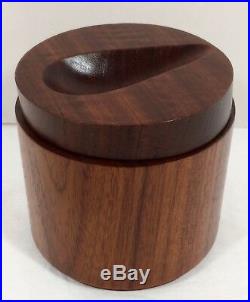 RO-EL Humidor Pipe Rest on LID Wooden Wood Holder Vtg MCM Made in Italy NICE