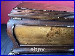 ROMEO Y JULIETA Clawfoot Cigar Wood Display / Storage Box See Pics Of Damage