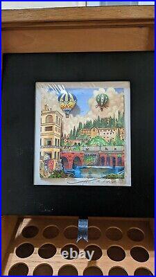 ROMEO Y JULIETA HUMIDOR with CHARLES FAZZINO 3-D GICLEE PRINT SIGNED & NUMBERED