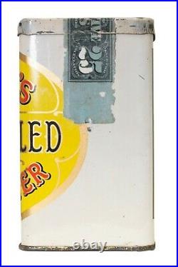 Rare 1910s Kelseys rectangular 25 humidor cigar tin in very good condition