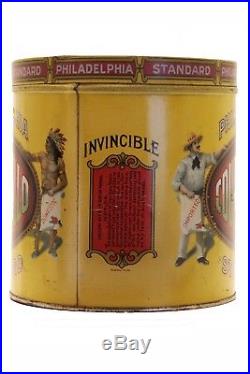 Rare 1919 Courtello litho 50 humidor cigar tin in excellent condition