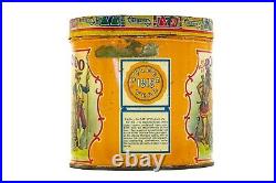 Rare 1919 Portuondo litho 50 cigar humidor tin is in good condition