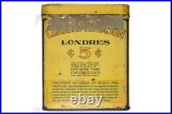 Rare 1920s Charles Thomson litho 50 cigar humidor tin is in good condition