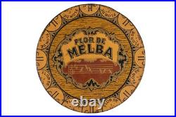 Rare 1920s Flor de Melba litho humidor 50 cigar tin in good condition Rare 1920s Flor de Melba litho humidor 50 cigar tin in good condition