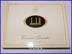 Rare 1980s Dunhill CORONAS GRANDES Wooden Cigar Case Vintage Humidor Used Japan
