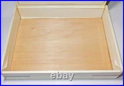 Rare 1980s Dunhill CORONAS GRANDES Wooden Cigar Case Vintage Humidor Used Japan