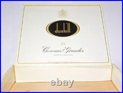 Rare 1980s Dunhill CORONAS GRANDES Wooden Cigar Case Vintage Humidor Used Japan