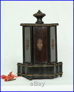 Rare 19th Century French Antique Napoleon III Music Box Humidor